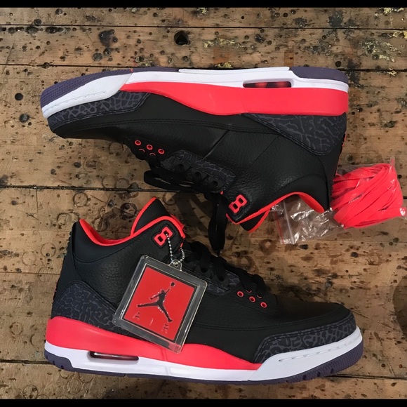 Nike Other - Nike Air Jordan 3 Retro Crimson NWOB Sneakers